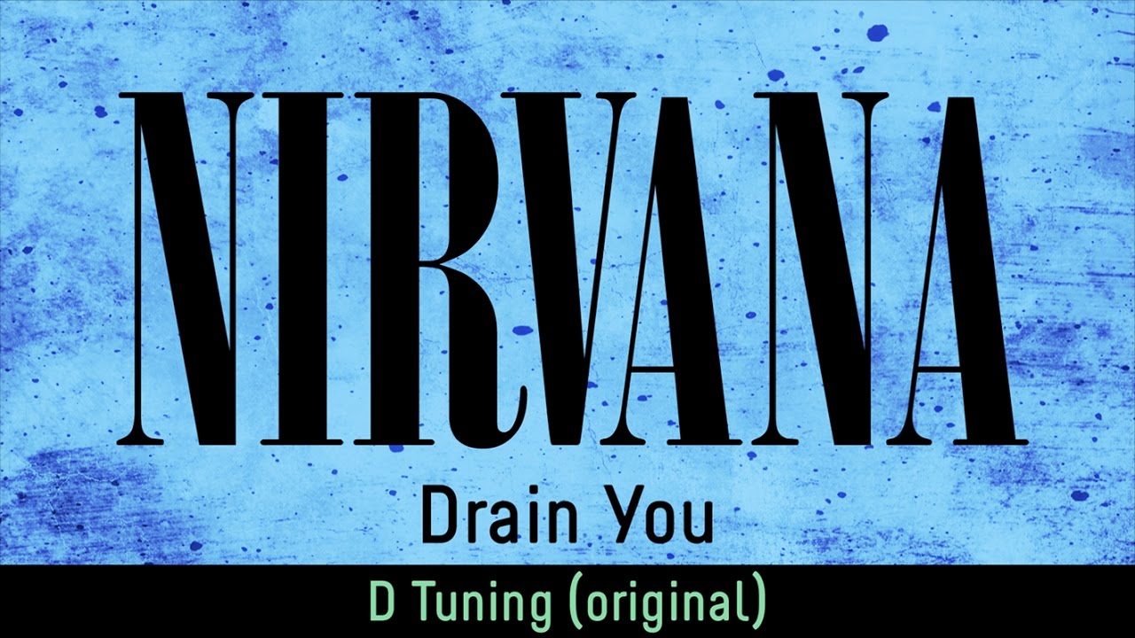 Nirvana - Drain You (трек для гитары, настройка: D)