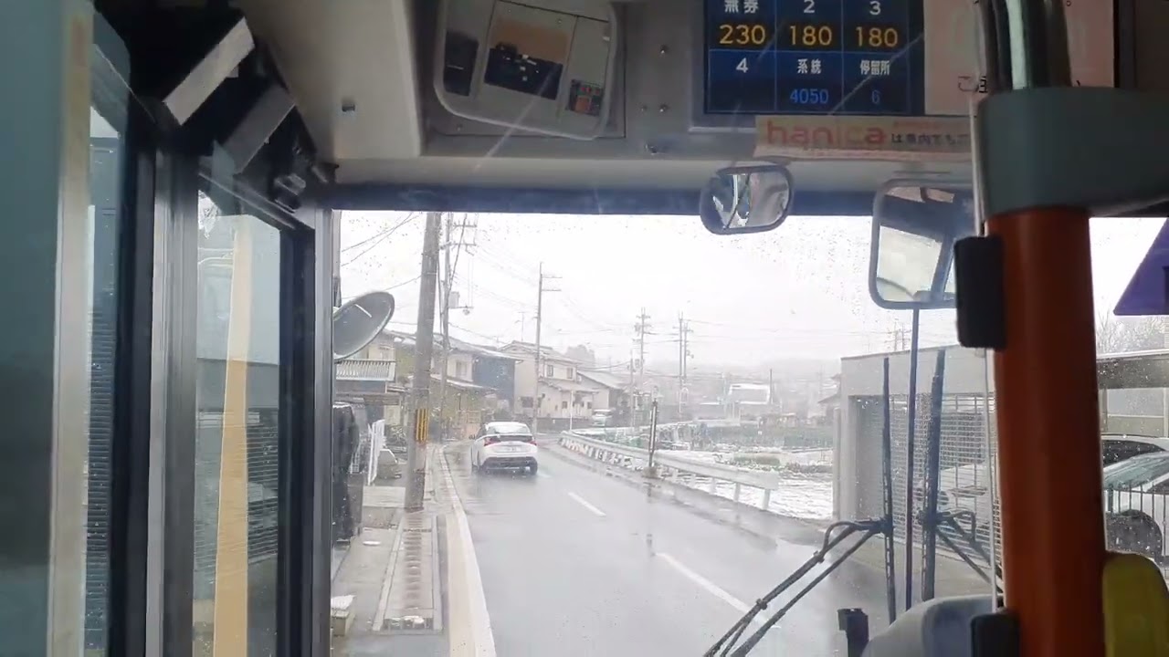 阪急バス前面展望。JR向日町から洛西バスターミナル行き。その2阪急東向日から洛西バスターミナル行き。