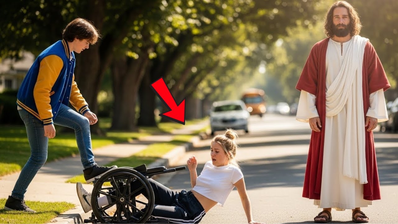 Valentões Derrubaram Uma Garota Com Deficiência No Ponto De Ônibus -  Então Jesus apareceu!