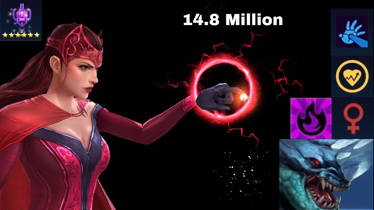 Wanda 14.8 Million (Mighty Rage) | Blast Human Female ABX Burn - Marvel Future Fight