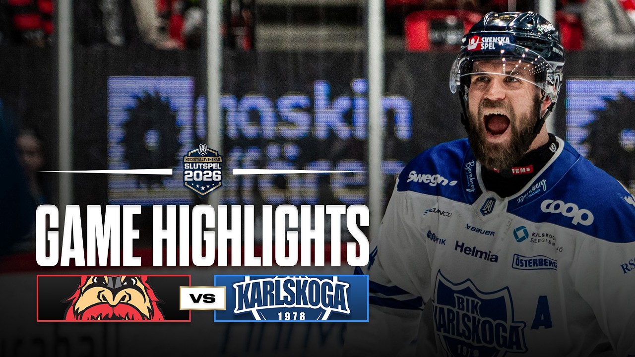 Kvartsfinal 4:7: Nybro Vikings vs. BIK Karlskoga | Highlights 22/3