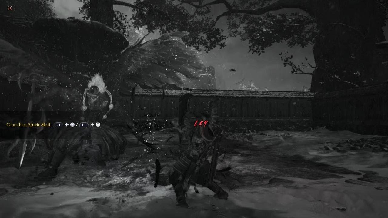 Nioh 3: Great Tengu Boss Fight