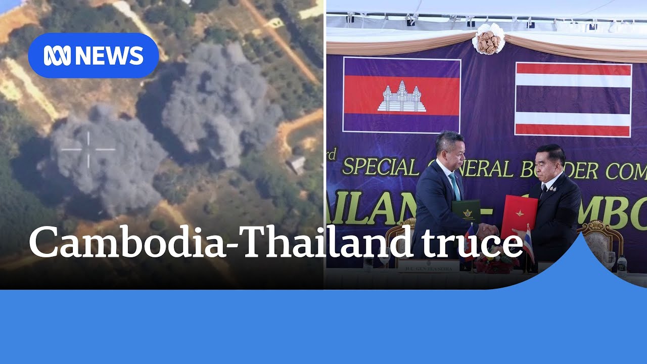 Cambodia, Thailand ink ceasefire deal to end weeks of fighting | ABC NEWS