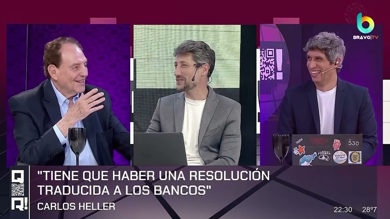 Presión de Caputo por Ley de Inocencia Fiscal - Carlos Heller en QR, con Pablo Caruso - 29-12-2025