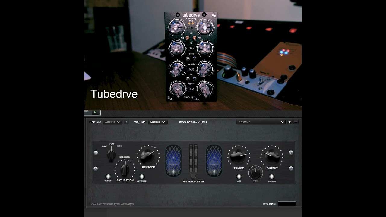 Tubedrve vs. HG-2 (hardware), wav files in description