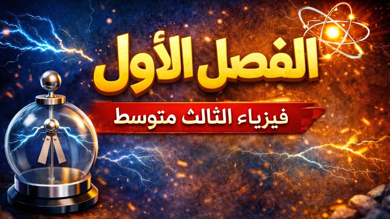 حل اسئله الفصل الاول (التعاليل) فيزياء ثالث متوسط | بشكل مبسط
