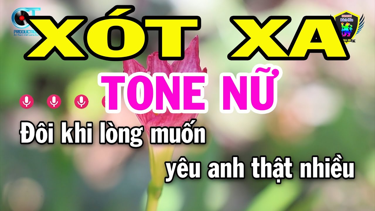 Karaoke Xót Xa Tone Nữ ( Bm ) Nhạc Sống Mới Beat 2023 | Karaoke Bách Hóa