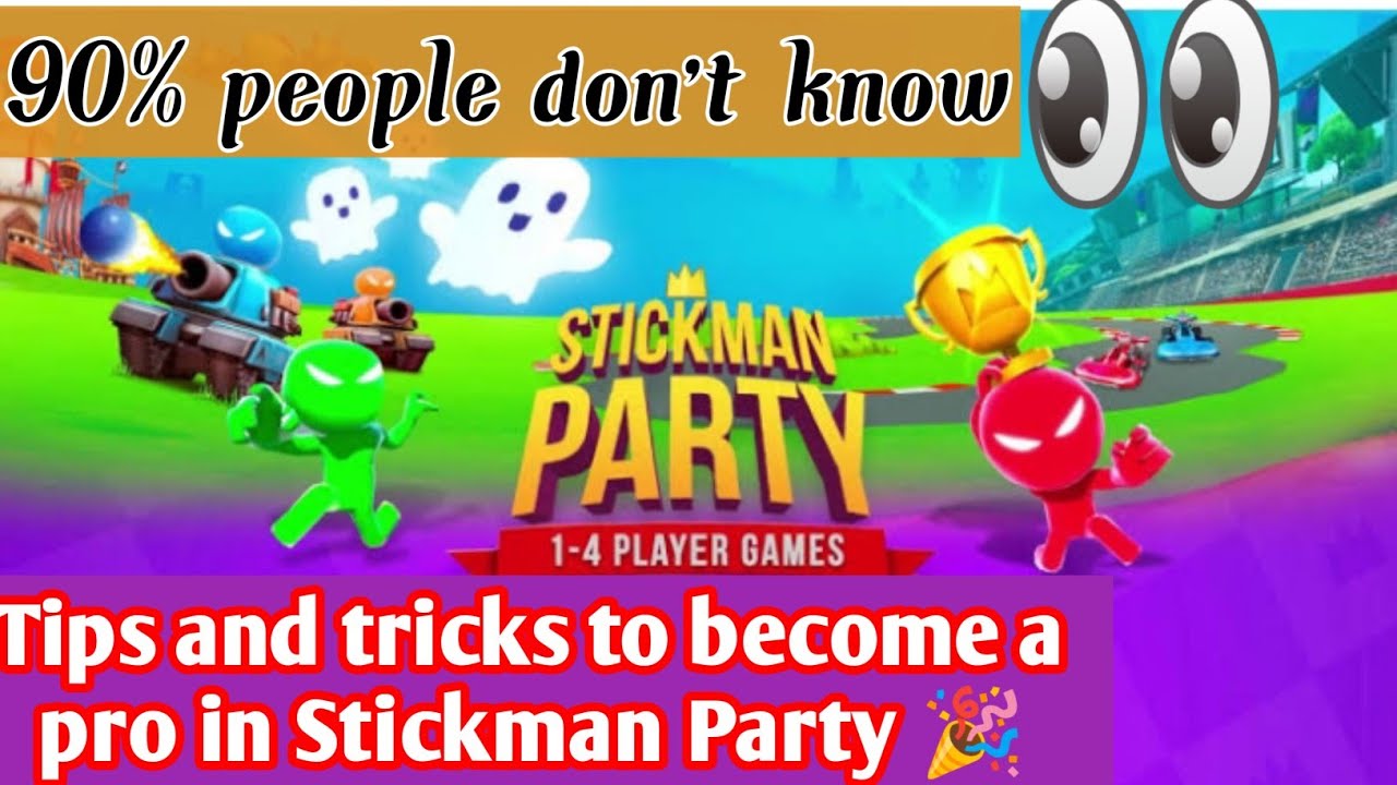 How to become a pro In Stickman Party 🎉🥳