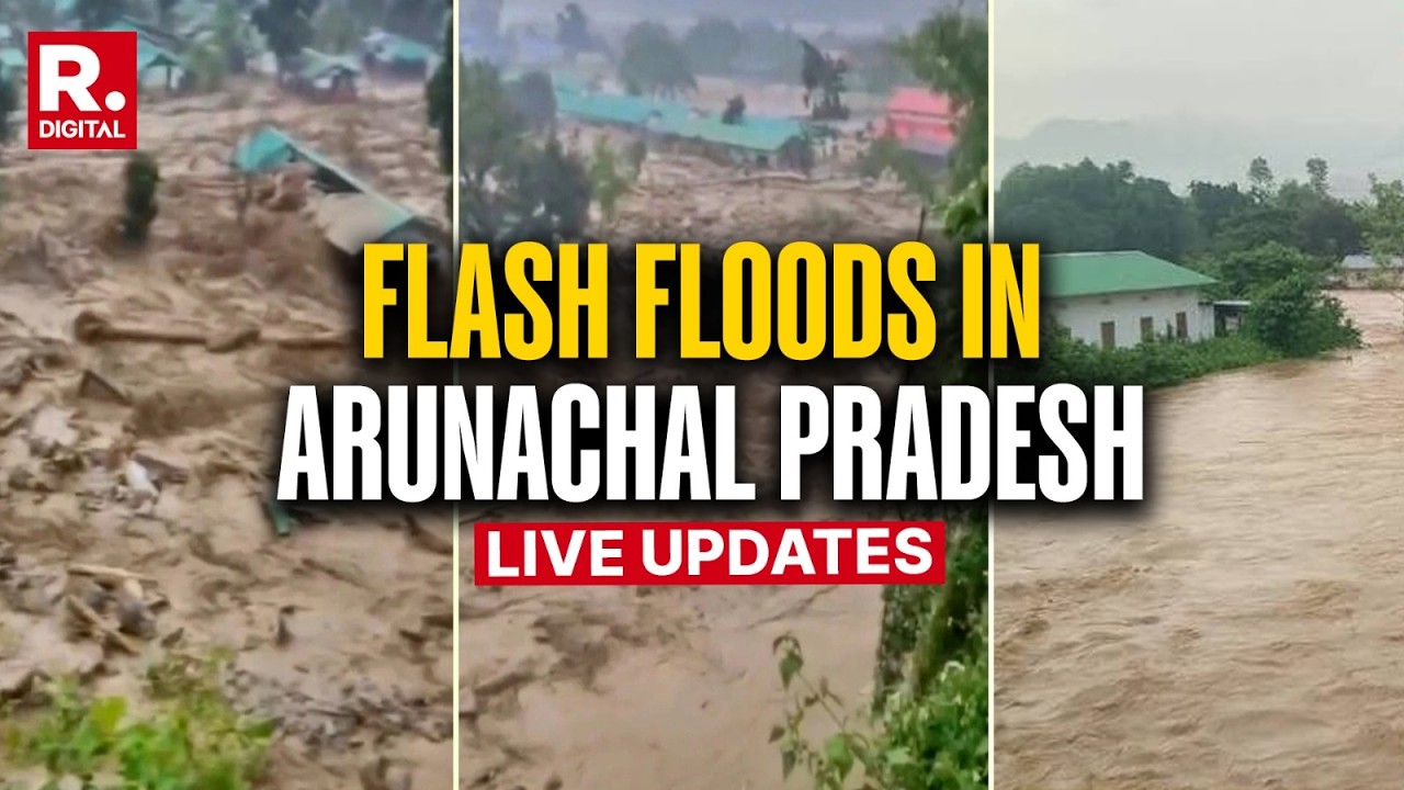 LIVE: Flash Floods Hit Arunachal, Assam on High Alert After Heavy Rain | Yazali Worst Affected