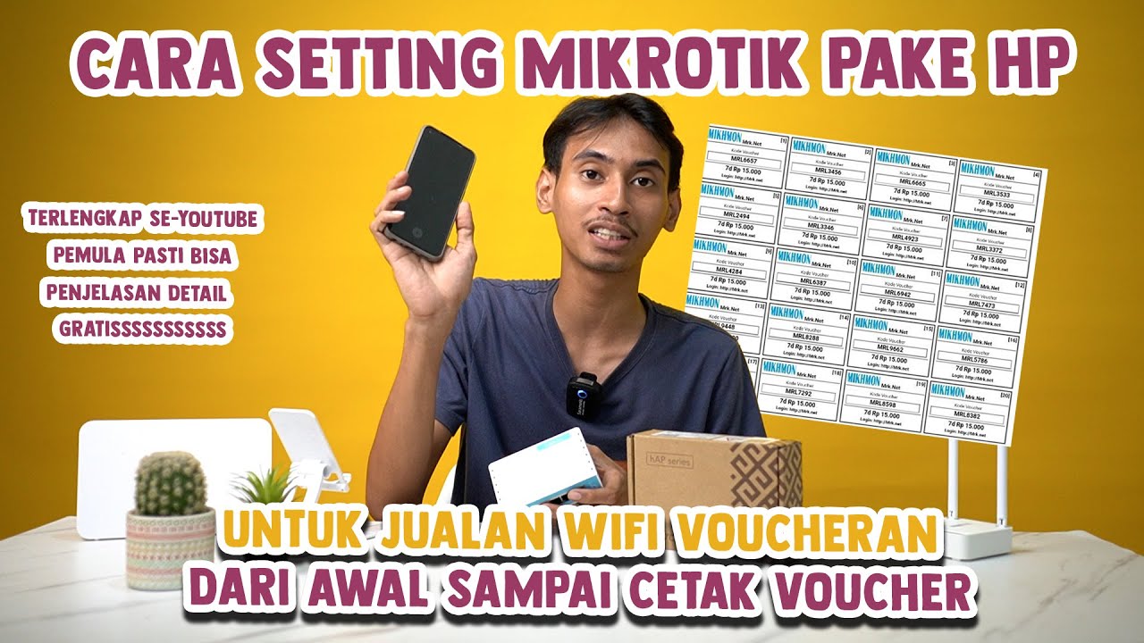 Setting Mikrotik Cuman Pakai HP Android Saja, PENJELASAN LENGKAP [ PEMULA ]