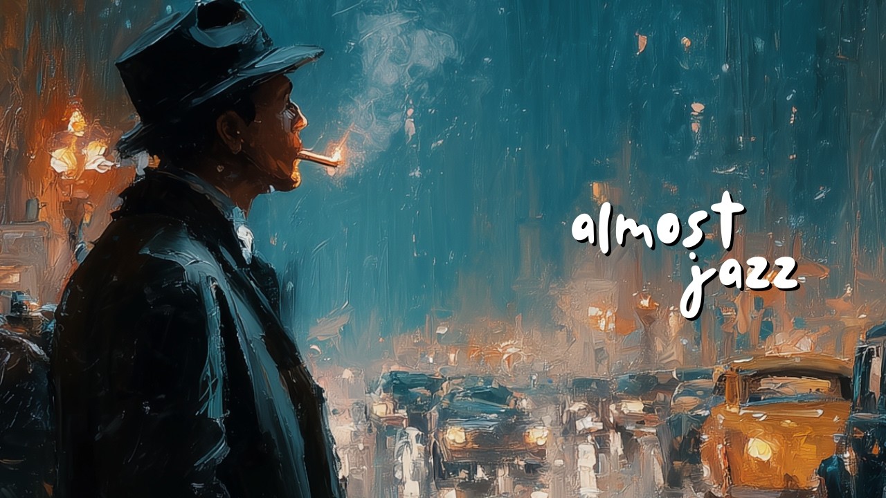 1940s Vintage Noir Jazz Mix | 1 Hour of Rainy City Solitude – Lost in the Neon Shadows
