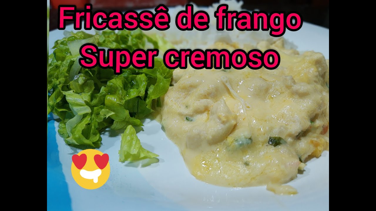 Fricassê de frango super cremoso e fácil (com frango em cubinhos)