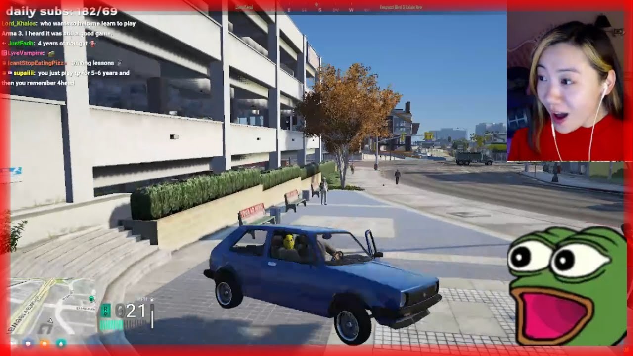 Fanny Reacts To Ming's Driving | NoPixel 4.0