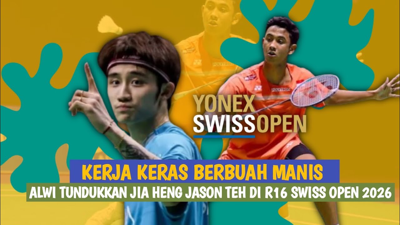 🔴LIVE - Alwi Farhan Vs Jia Heng Jason Teh - Swiss Open 2026