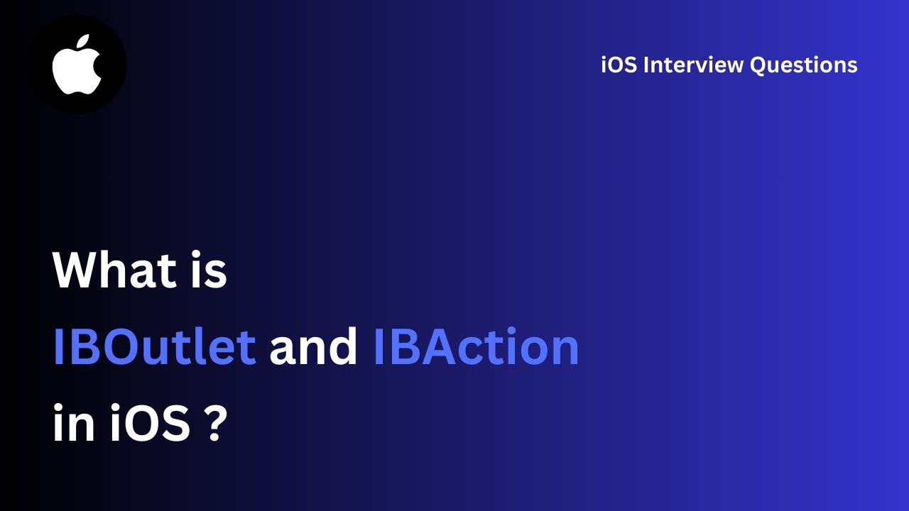 IBOutlet and IBAction in iOS | Learn iOS Interview Questions in Hindi 2024