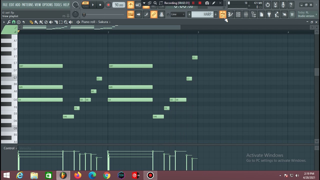 Making A Varinder Brar X The Kidd Old School Type Beat Fl Studio 20