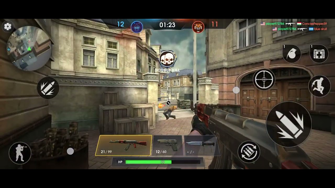 Shooting game pub j and war between 2 gang new game best game
