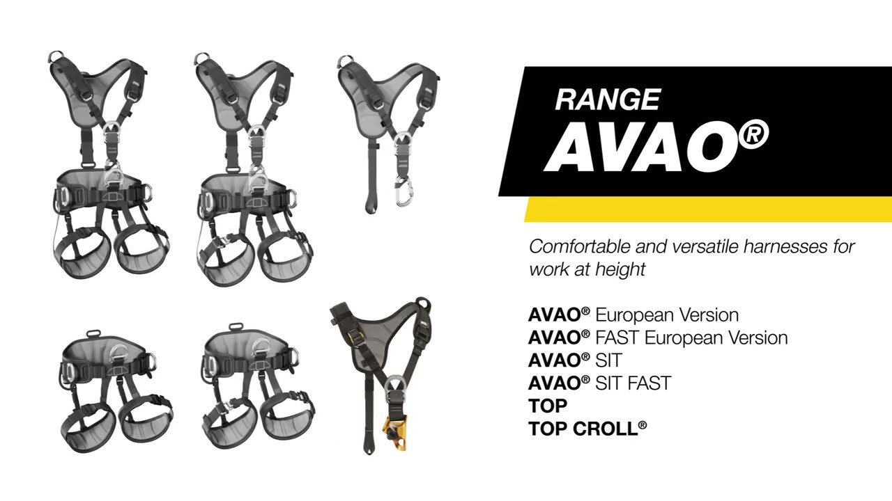 Petzl AVAO Range - Harnesses Designed for Work at Height