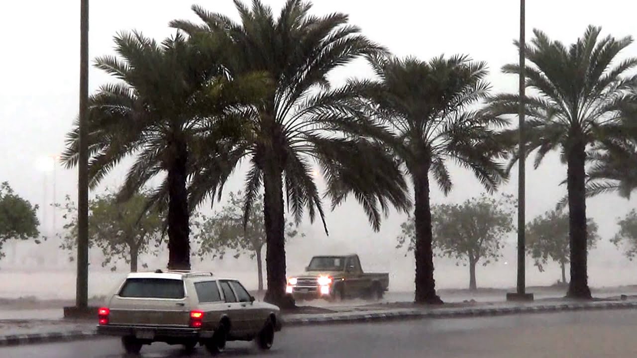 امطار ينبع 4 محرم 1434هـ