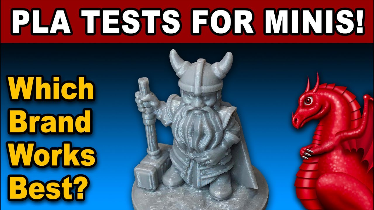 Find out the best PLA for minis!