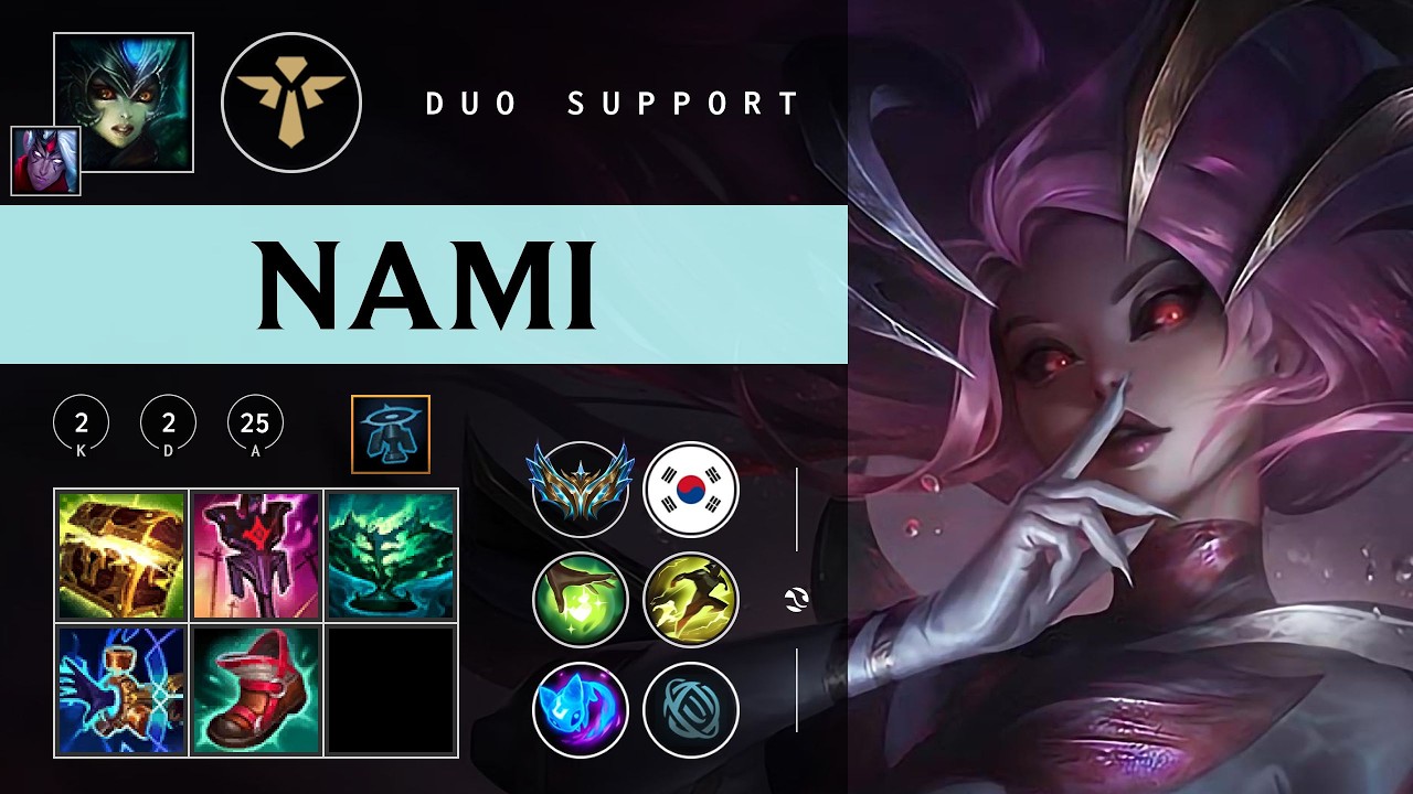 Nami Support vs Karma - KR Challenger Patch 26.06