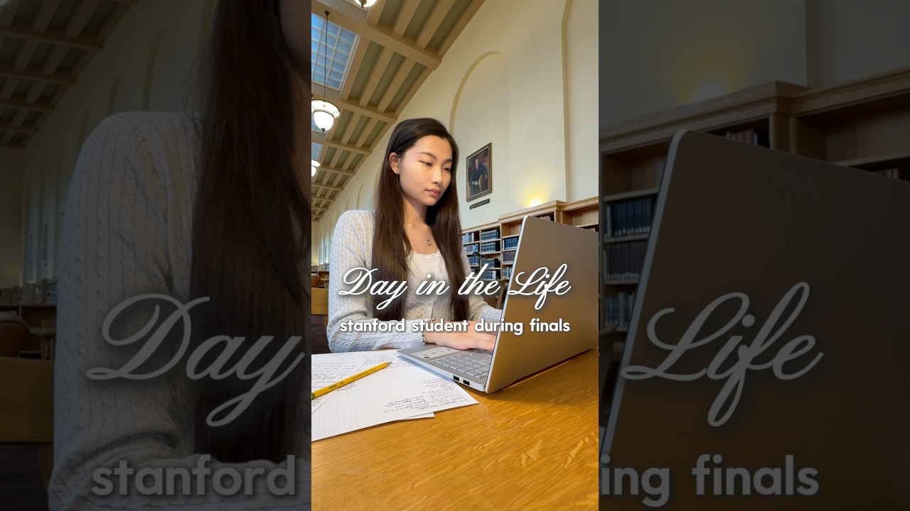 Day in the Life of a Stanford Student During Finals 💫 #college #studywithme #productivity#studytips