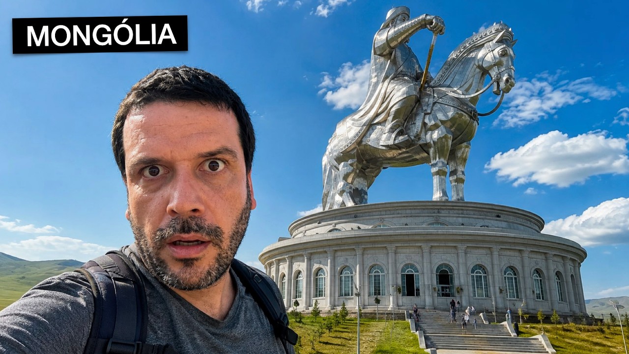 VISITANDO A INCRÍVEL ESTÁTUA GIGANTE DA MONGÓLIA 🇲🇳