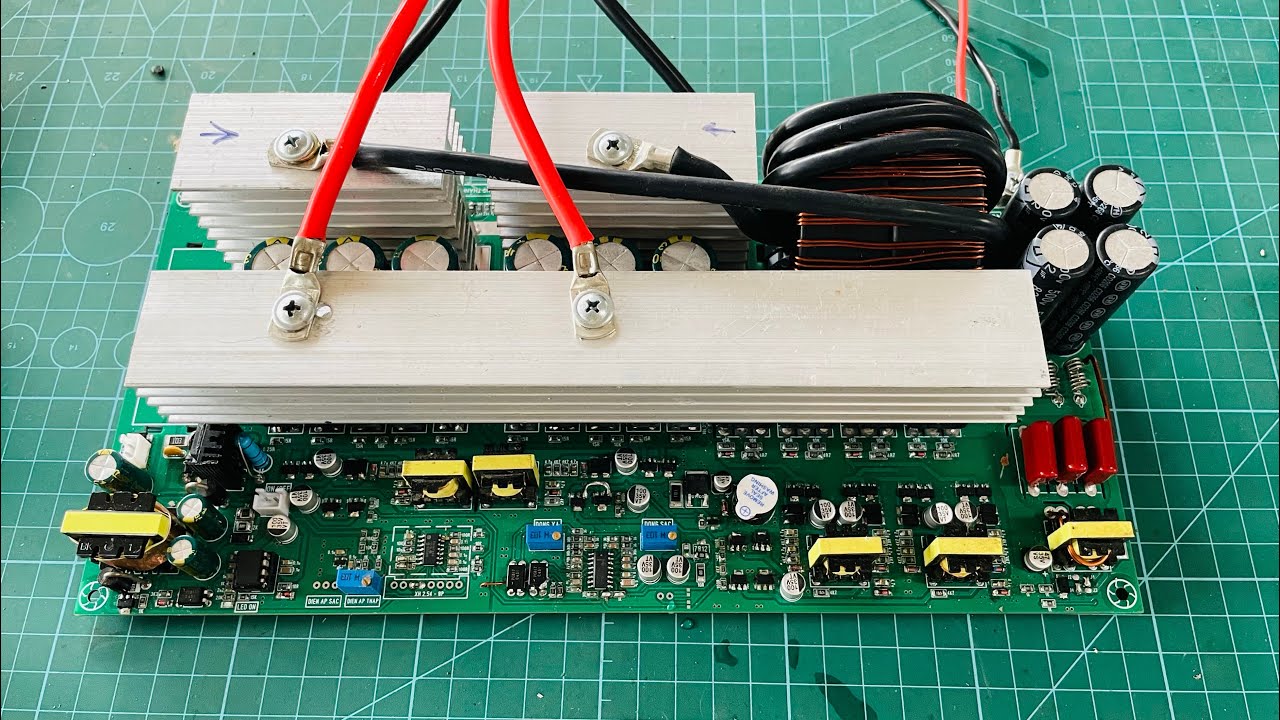 Mạch inverter 48v to 400v 3.5kw chỉnh lưu đồng bộ