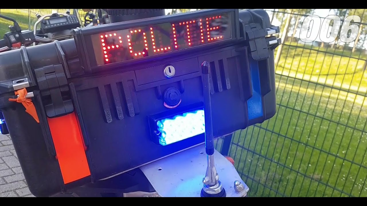 Politie Vlogger Jan-Willem, Kika Run en toezichtdienst op de motor,, NR 06
