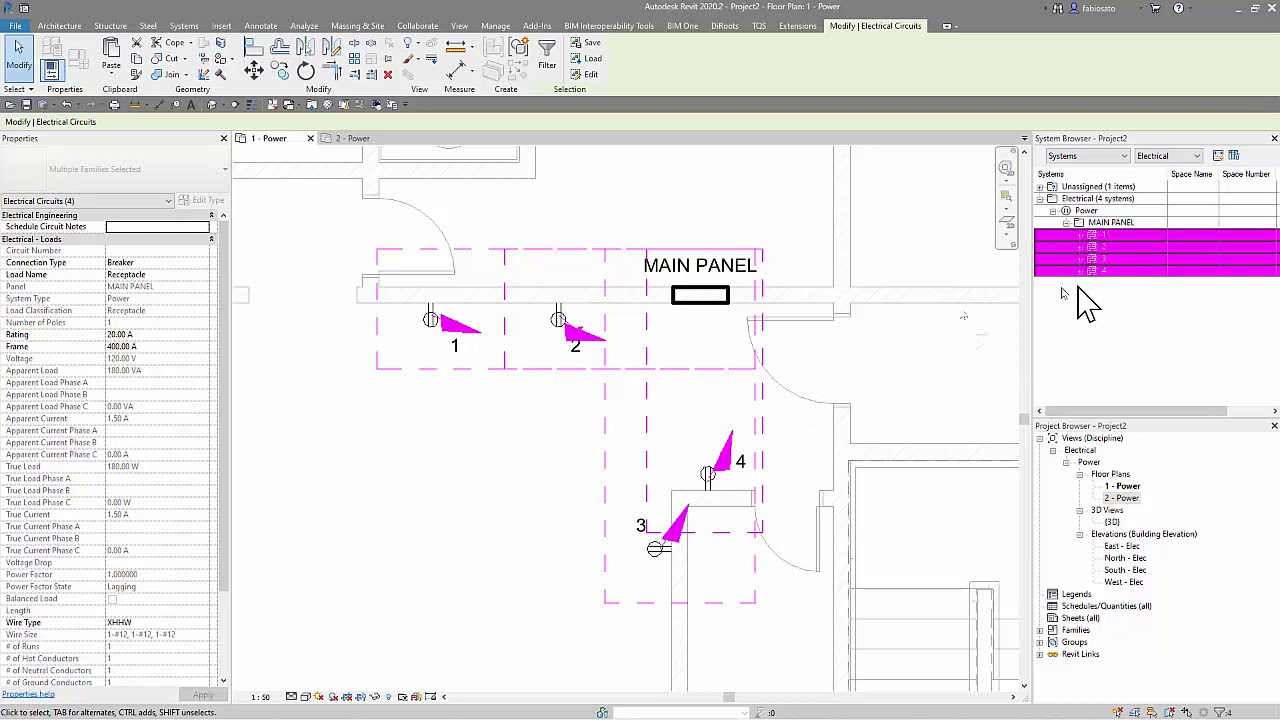 Revit MEP - Project Copying components and circuits
