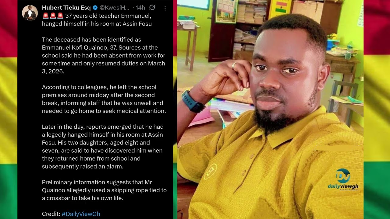 How this 37 year old teacher killed himself