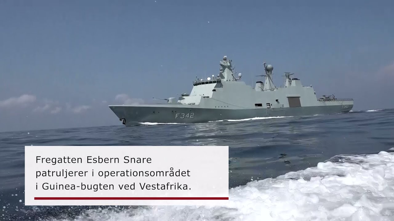 På piratpatrulje i Guinea-bugten