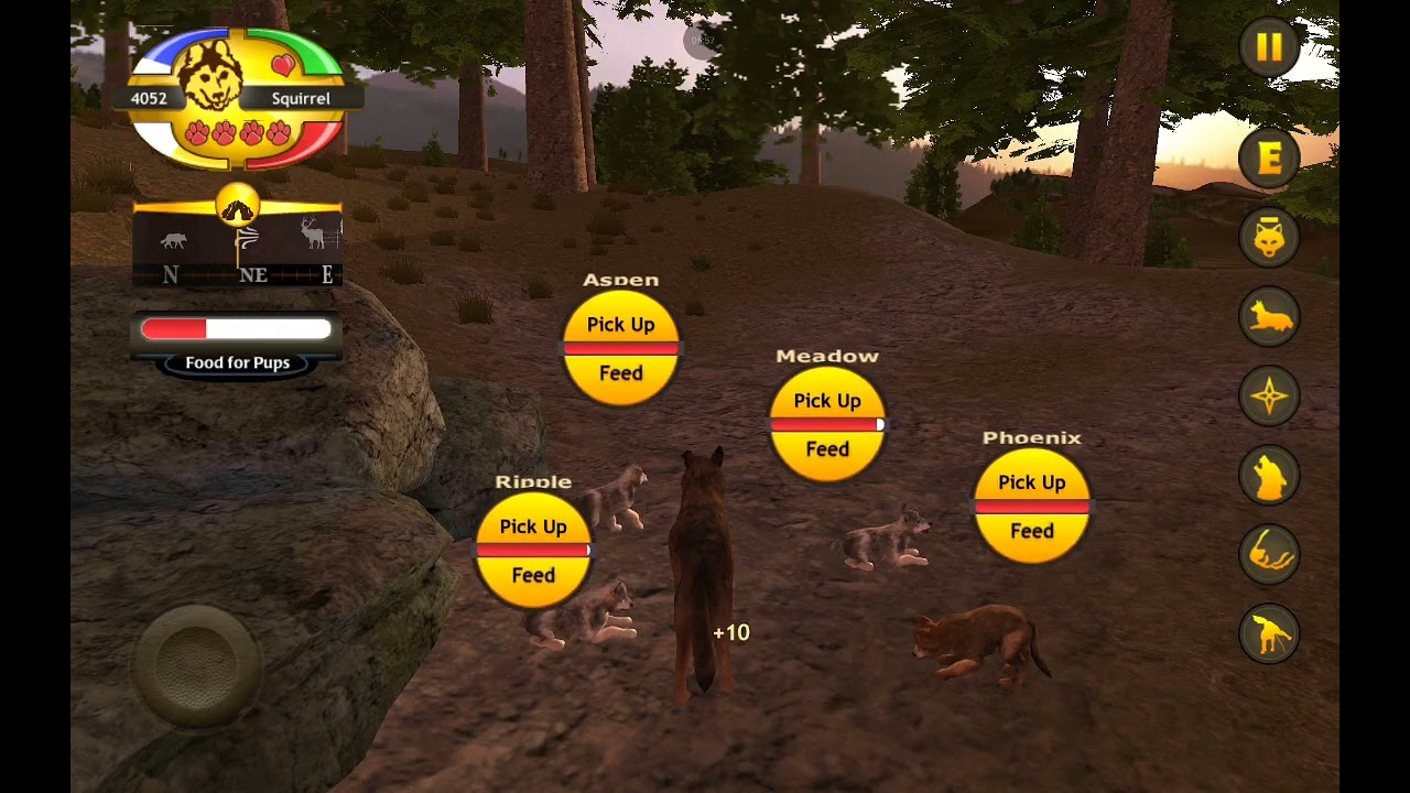 Playing WolfQuest part 1 - one pup died. Which pup is ur favourite?