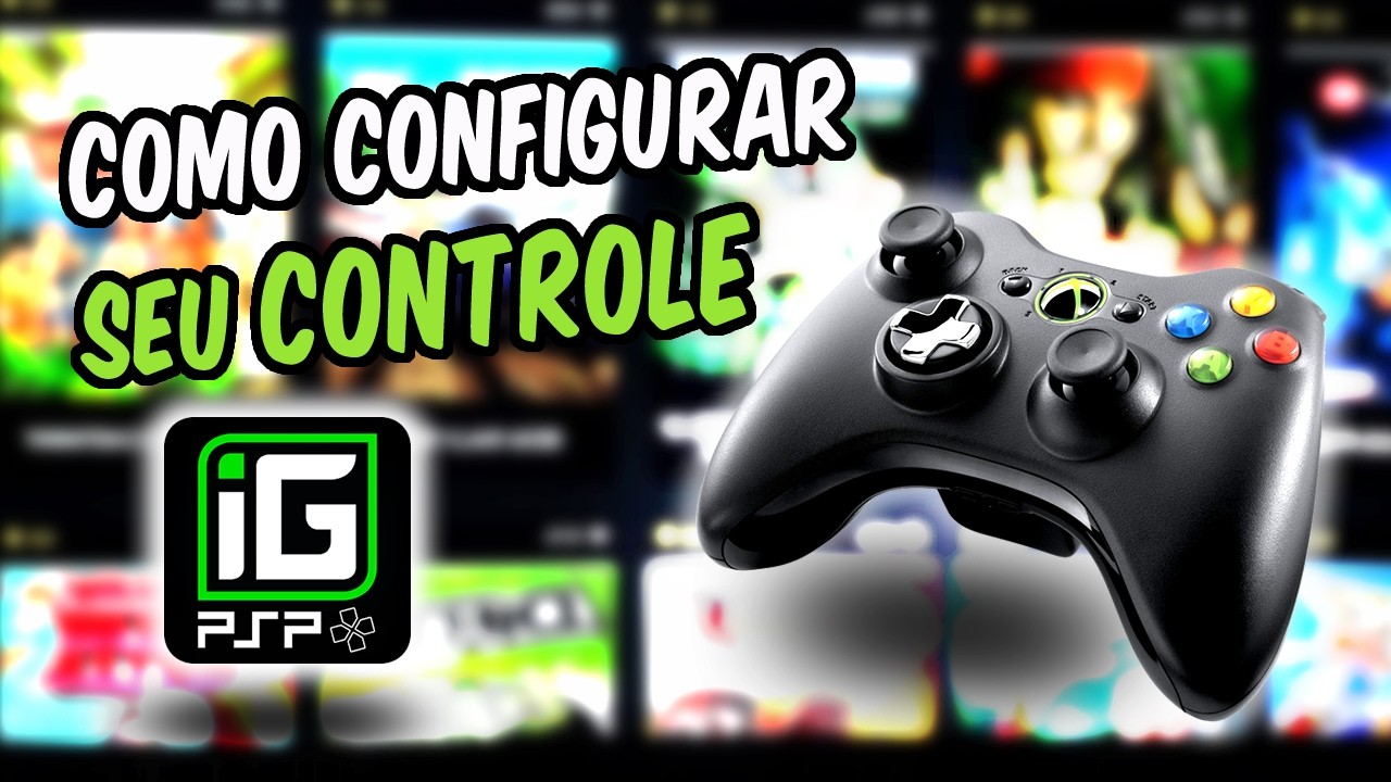 Como configurar o controle / Gamepad no IGames PSP, PSX ou PS2