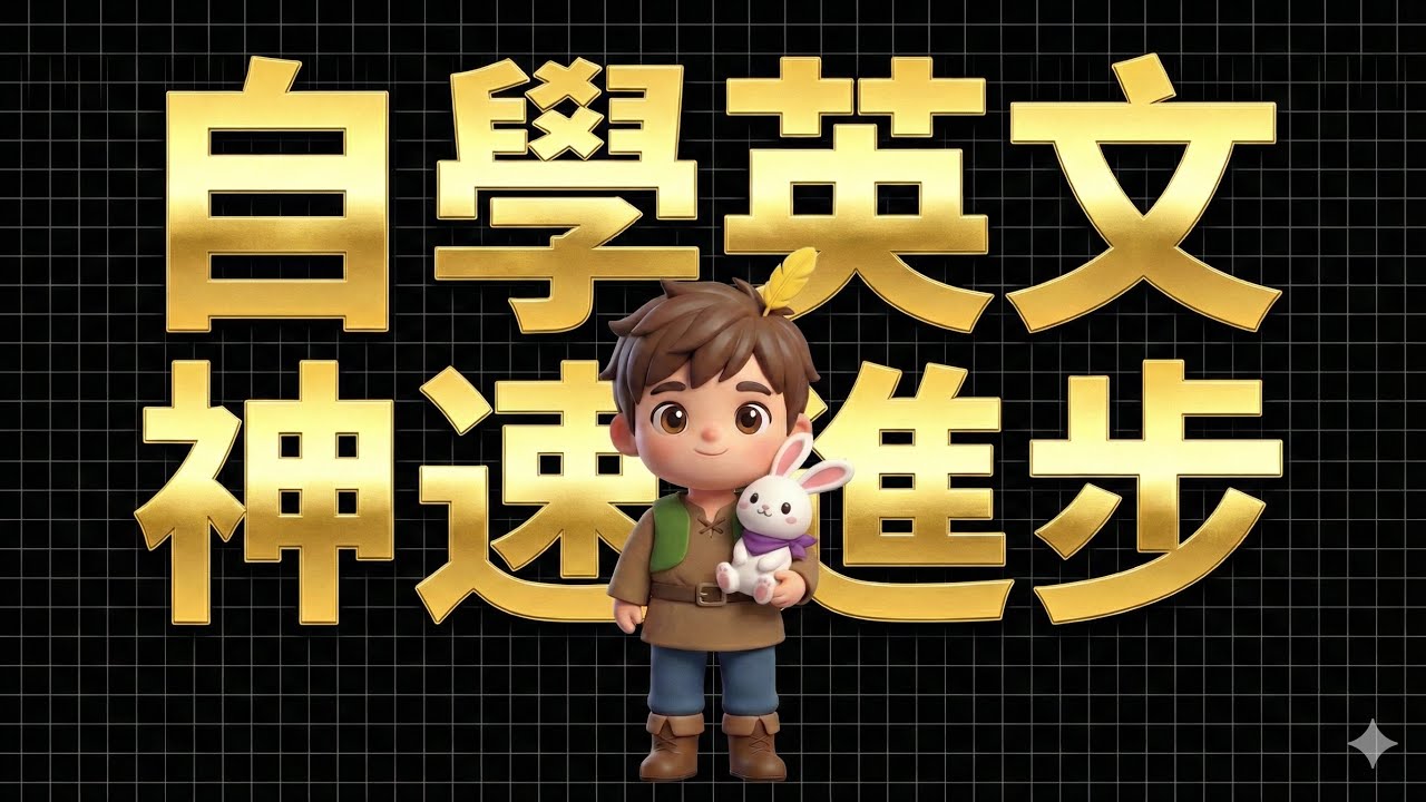 一個月神速進步！2招心法3個實操改變人生的自學英文技巧
