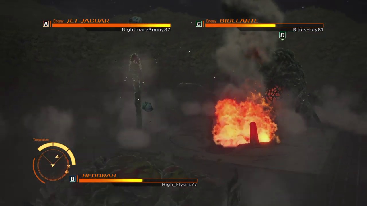 GODZILLA PS4: Hedorah vs Biollante vs Jet Jaguar