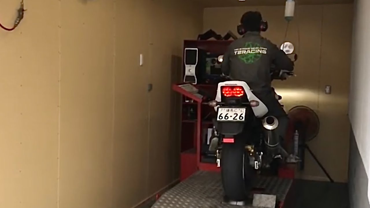 2019/3/16  CB1300SF 馬力測定  T2Racingさんにて