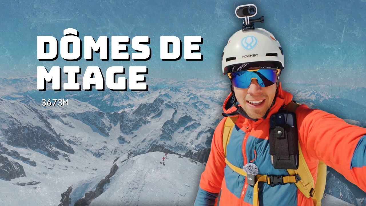 🎿 Dômes de Miage (3673m) en el día con esquís: ¡Descenso más extremo de lo esperado!