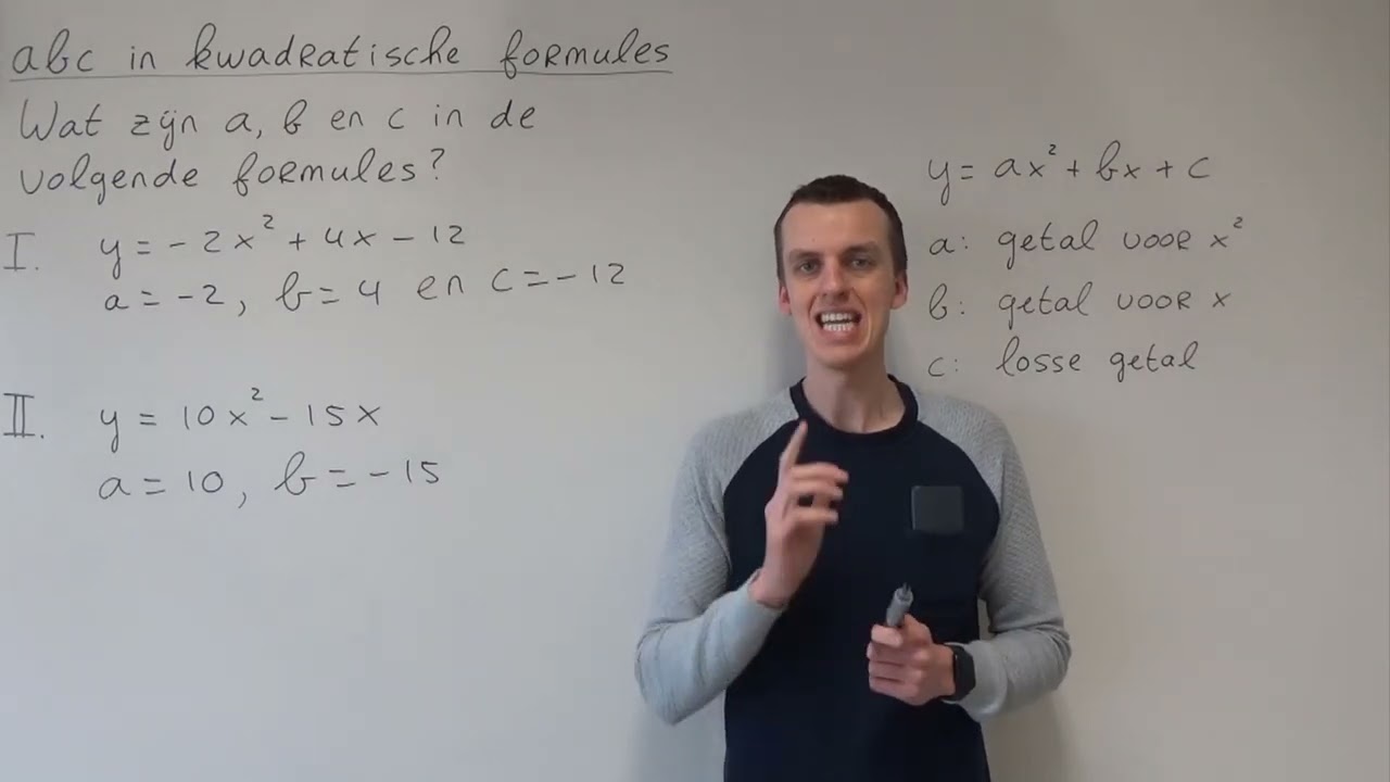 ABC in kwadratische formules (3 VMBO-KGT)