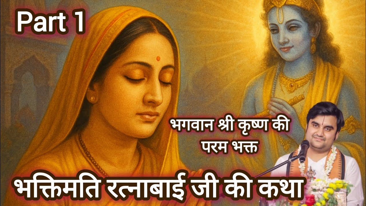 Part 1 ~ भगवान श्री कृष्ण की परम भक्त रानी रत्नावती जी का जीवन चरित्र By Indresh Ji Maharaj 🙏🦚🙇🏻‍♀️🌸