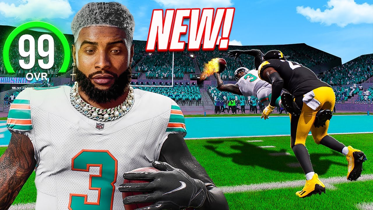 Odell Beckham Jr in Madden 25 is BROKEN, Dolphins are fastest team ever!