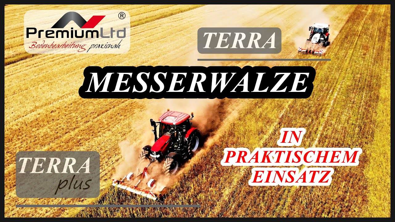 Messerwalze in praktischem Einsatz! Terra und Terra Plus von ►Premium Ltd◄