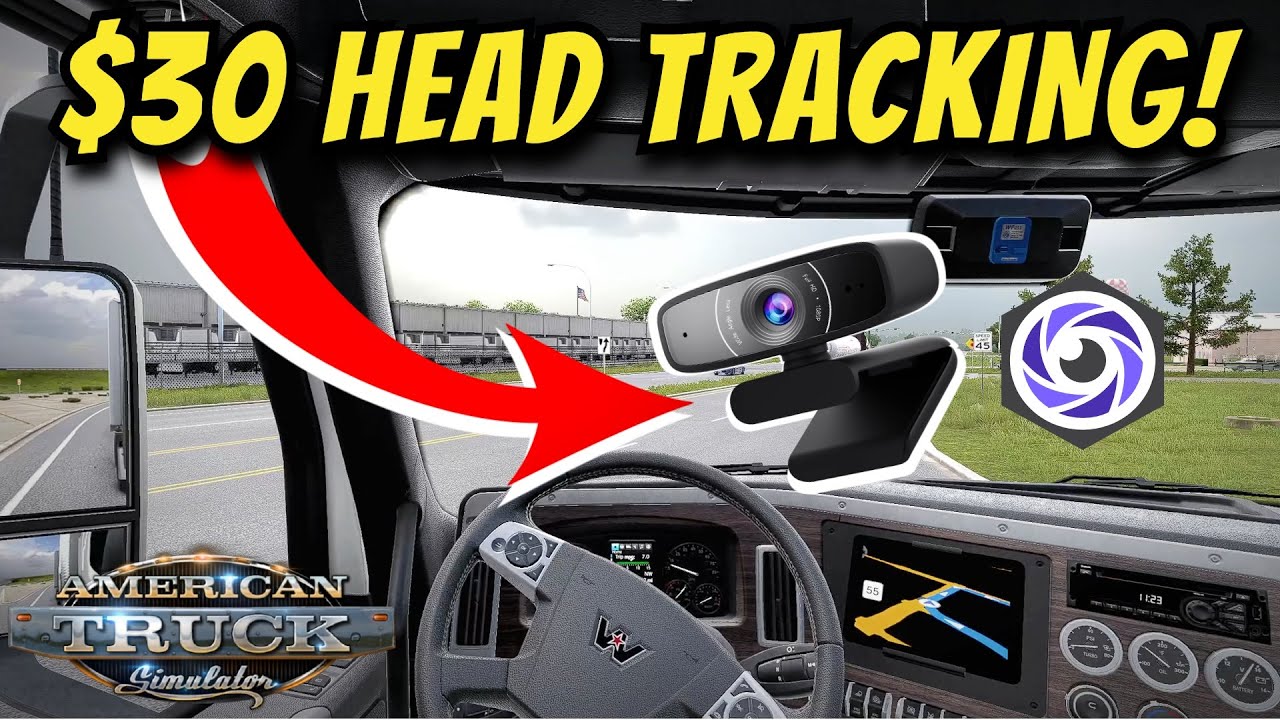 Отслеживание головы за 30 долларов для American Truck Simulator! | Обучающее видео Beam Eye Tracker