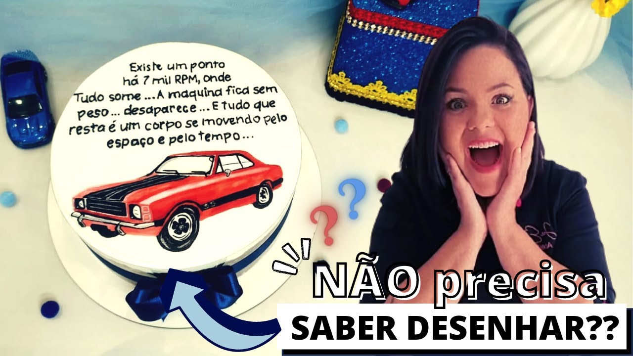 APRENDA ESSA TECNICA DE BENTO CAKE! N&Atilde;O PRECISA SABER DESENHAR! A TENDENCIA DO MOMENTO!