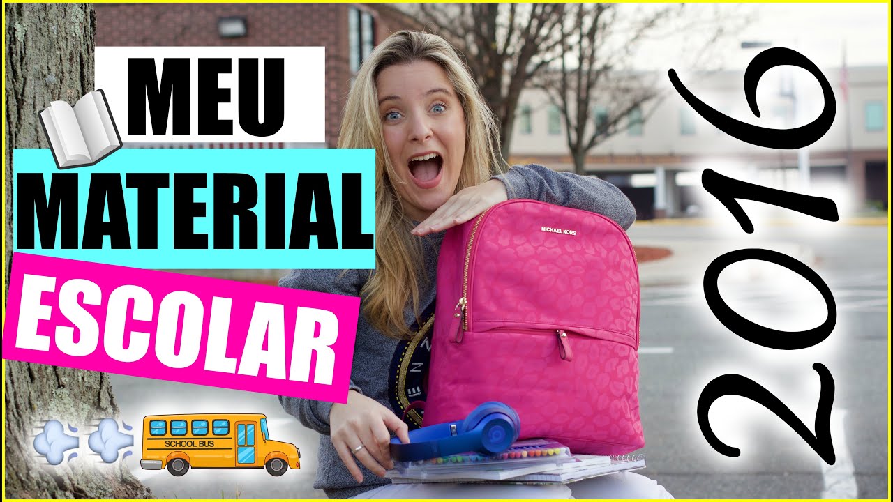 Meu material escolar 2016