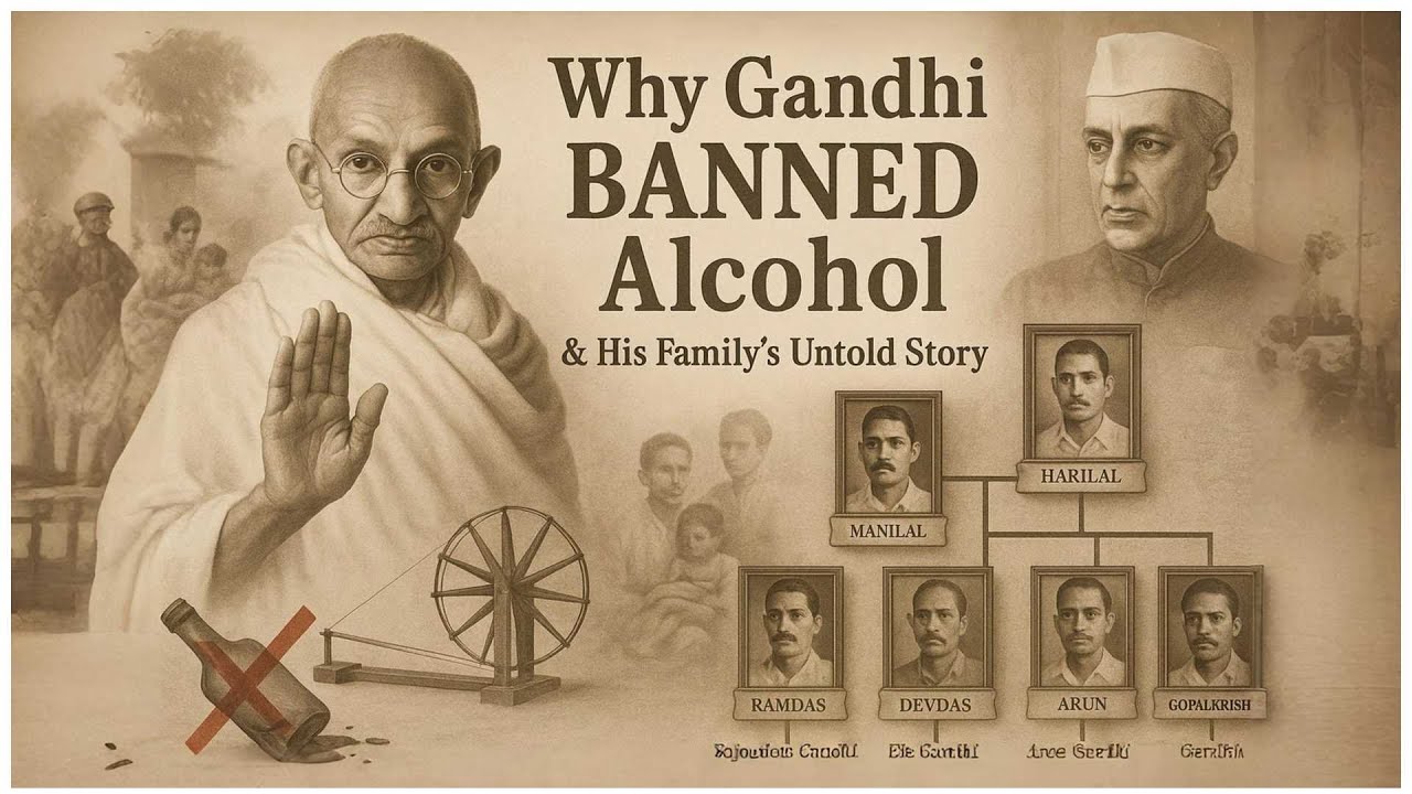 The Dark Truth Behind Gandhi’s Alcohol Ban – Forgotten History