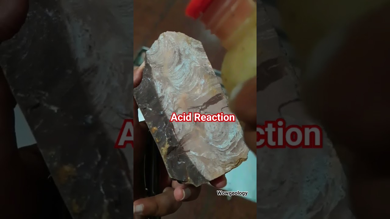 Have you seen Acid reaction in Limestone 