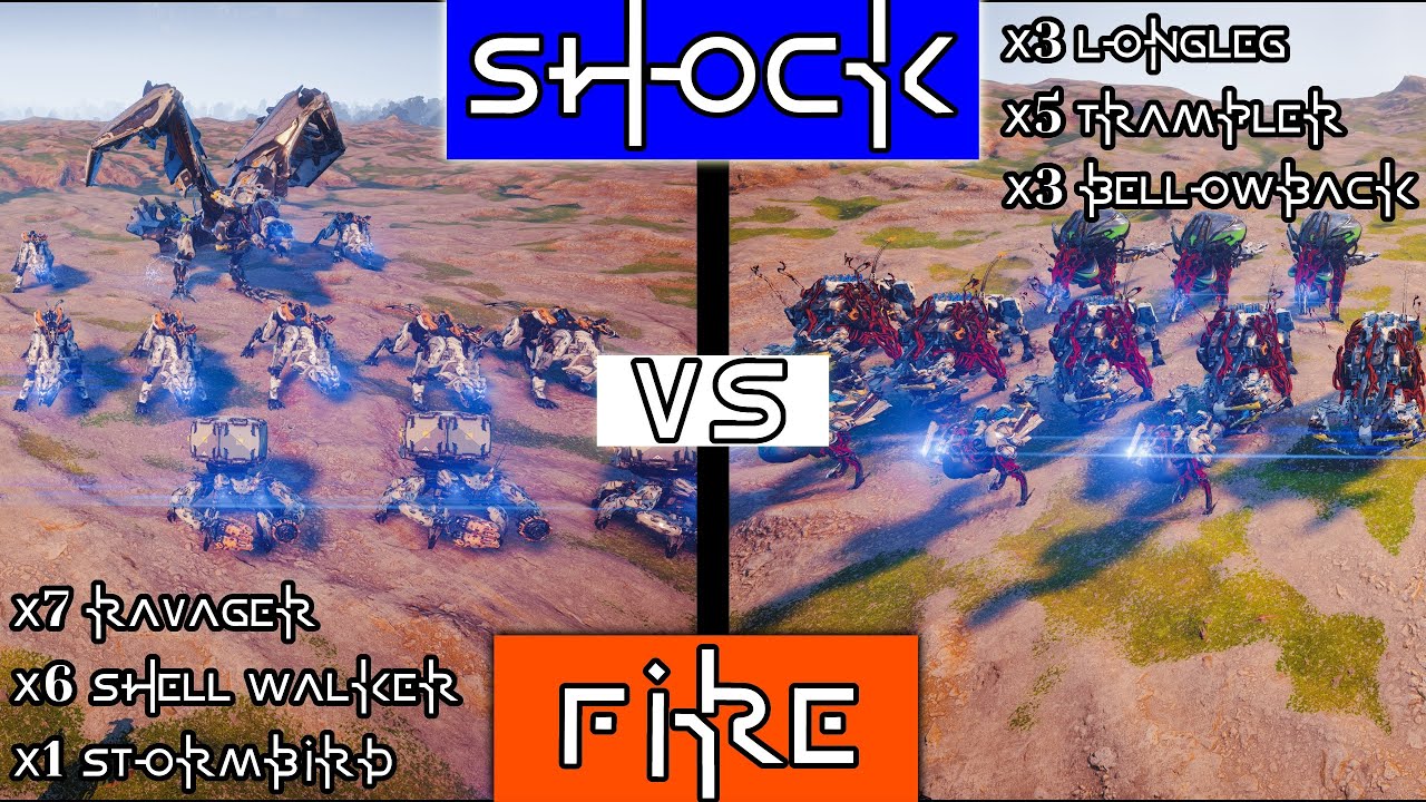 Shock VS Fire Showdown / Modded HZD (M vs M)