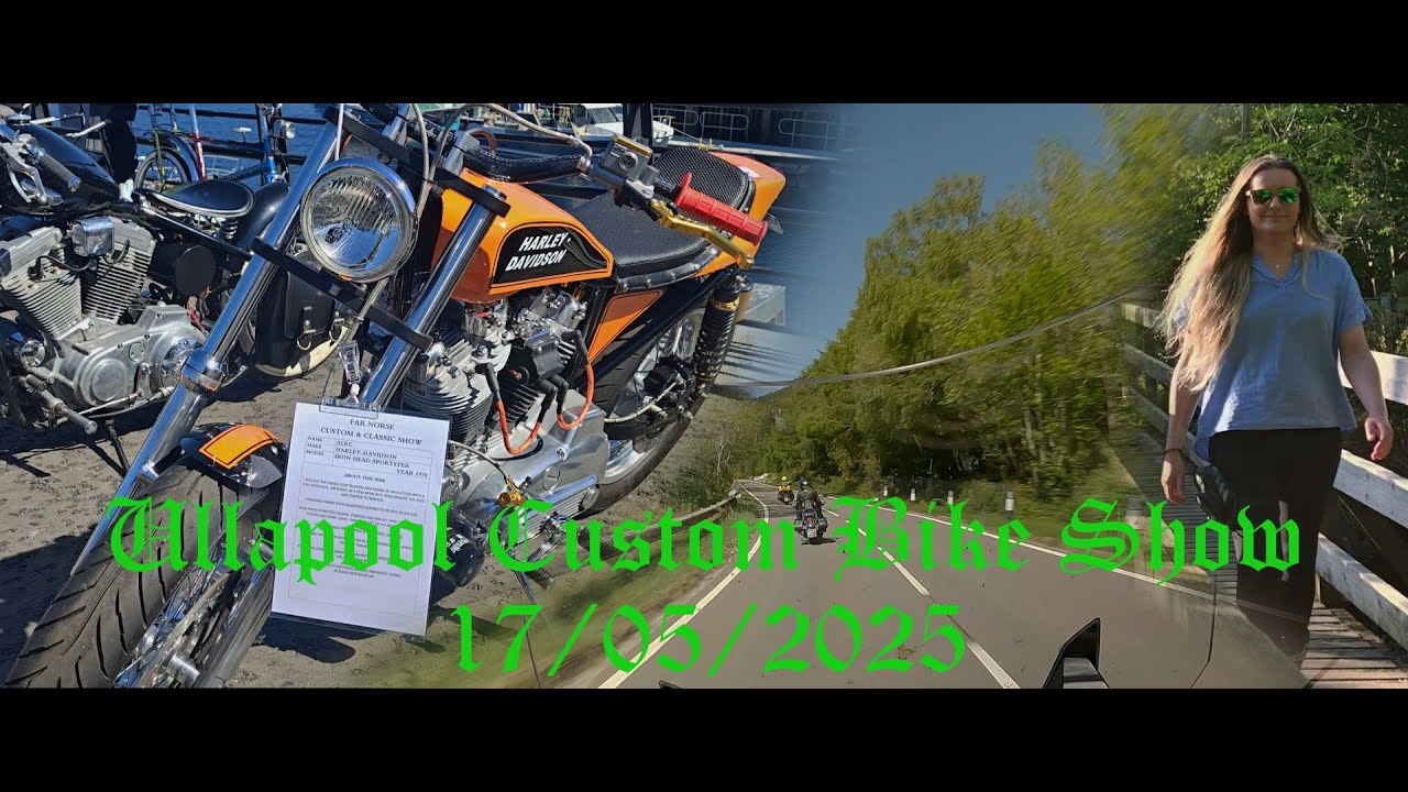 A day in Ullapool and Custom Bike Show