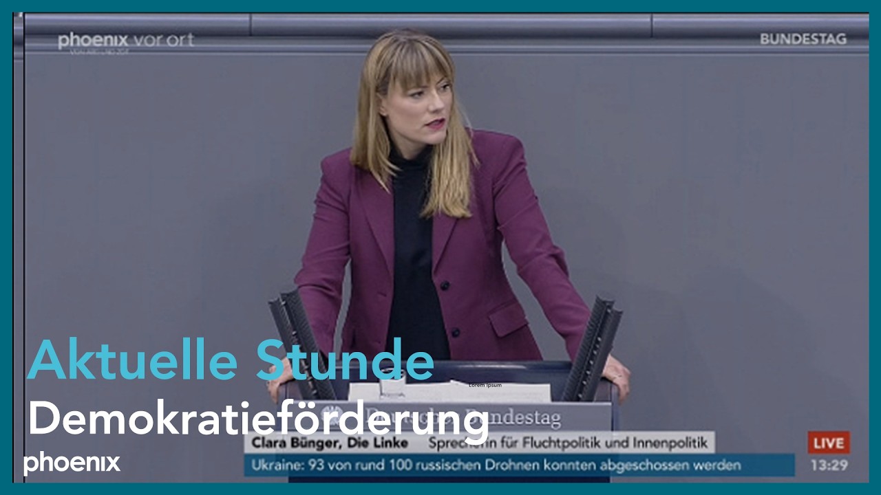 Bundestag: Aktuelle Stunde zur Demokratief&ouml;rderung l 27.03.26
